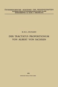 Der Tractatus Proportionum von Albert von Sachsen