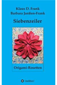 Siebenzeiler Origami-Rosetten