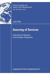 Sourcing of Services