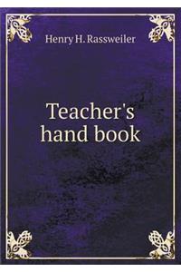 Teacher's Hand Book
