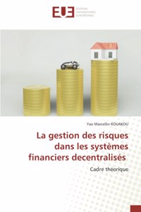 La gestion des risques dans les systèmes financiers decentralisés
