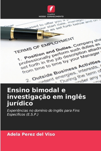 Ensino bimodal e investigação em inglês jurídico