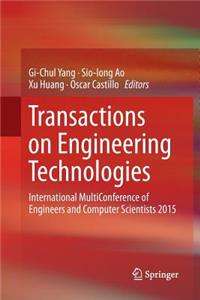 Transactions on Engineering Technologies