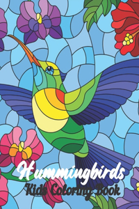 Hummingbirds Kids Coloring Book