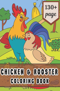 CHICKEN & ROOSTER coloring book