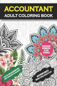 Accountant Adult Coloring Book