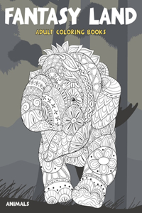 Adult Coloring Books Fantasy Land - Animals