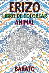 Libro de colorear - Barato - Animal - Erizo