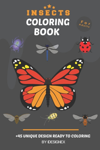 insects Coloring Book For Adults