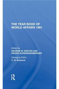 The Year Book Of World Affairs, 1981