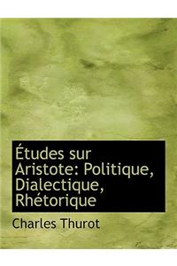 A Tudes Sur Aristote