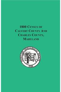 1800 Census of Calvert County and Charles County, Maryland