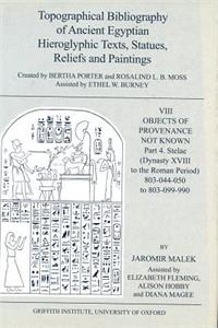 Topographical Bibliography of Ancient Egyptian Hieroglyphic Texts, Statues, Reliefs and Paintings. Volume VIII