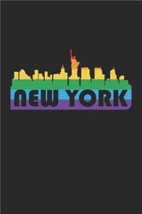 LGBT Notebook - LGBT Flag New York Love Support Equality LGBT - LGBT Journal