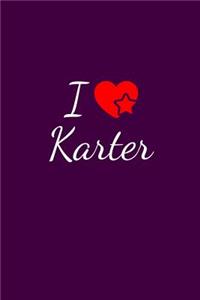 I love Karter
