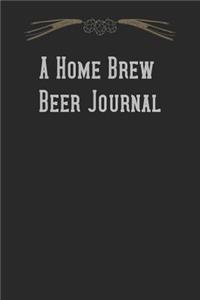 A Home Brew Beer Journal