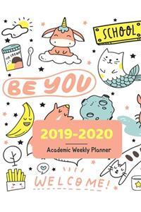 2019-2020 Academic Weekly Planner