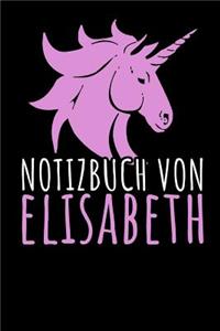 Notizbuch Von Elisabeth