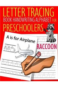 Letter Tracing Book Handwriting Alphabet for Preschoolers Raccoon