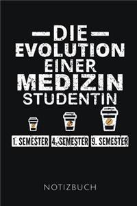 Die Evolution Einer Medizin Studentin Notizbuch