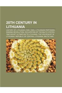 20th Century in Lithuania