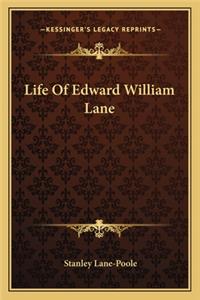 Life Of Edward William Lane