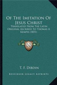 Of The Imitation Of Jesus Christ