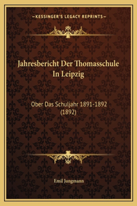 Jahresbericht Der Thomasschule In Leipzig