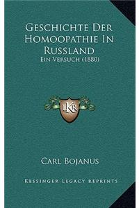 Geschichte Der Homoopathie In Russland