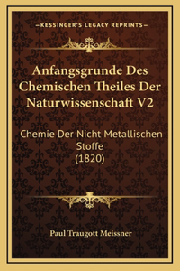 Anfangsgrunde Des Chemischen Theiles Der Naturwissenschaft V2