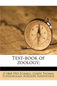 Text-book of zoology;