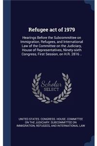 Refugee act of 1979