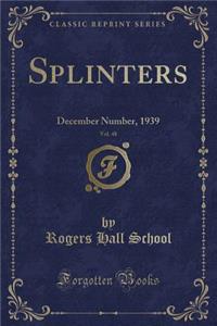 Splinters, Vol. 48
