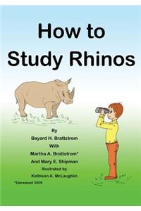 How to Study Rhinos