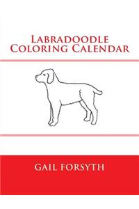 Labradoodle Coloring Calendar