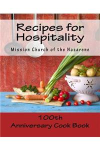 Recipes for Hospitality