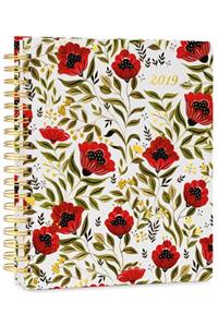 Red Poppies Dinara Deluxe Hardcover Organizer