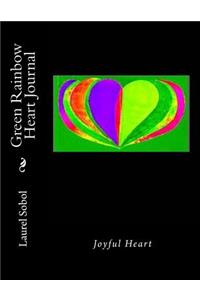 Green Rainbow Heart Journal