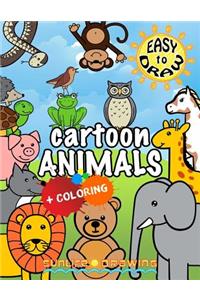 EASY to DRAW Cartoon Animals