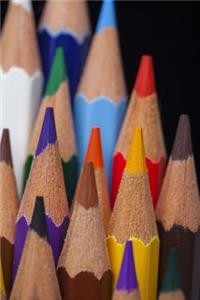 Cool Colored Pencils Up Close Journal