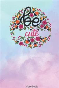 Be yummy Flower Notebook