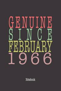 Genuine Since February 1966