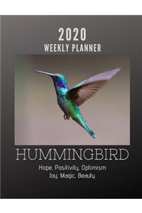 Hope Joy Megic Hammingbird Weekly Planner 2020