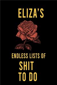 Eliza's Endless Lists of Shit to do
