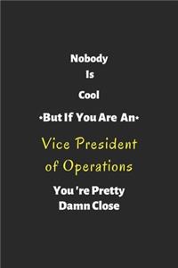 Nobody is cool but if you are a Vice President of Operations you're pretty damn close