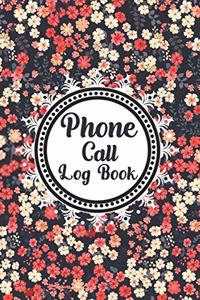 Phone Call Log Book