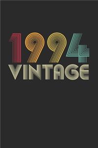 Vintage notebook paper 1994 Birthday 26th Gift