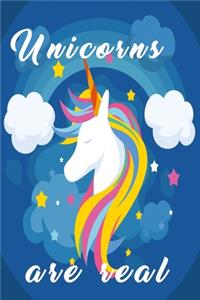 Notizbuch - Unicorns are real