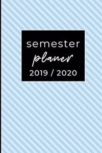 Semester Planer 2019 / 2020