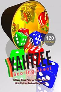 Yahtzee Scoring Sheet